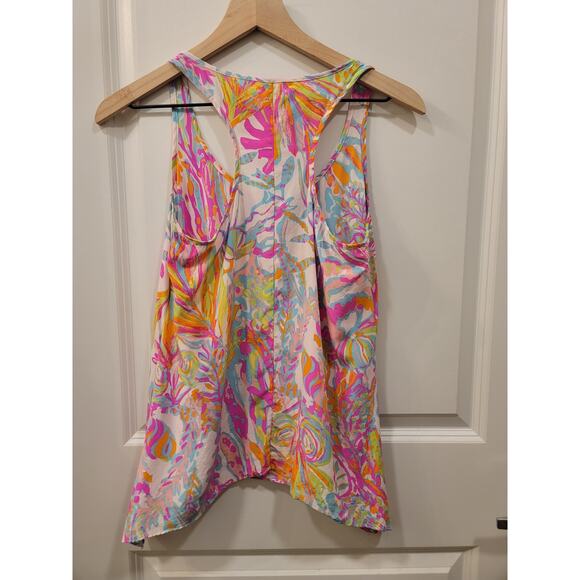 Lilly Pulitzer Scuba to Cuba Racerback Tank - Picture 2 of 5